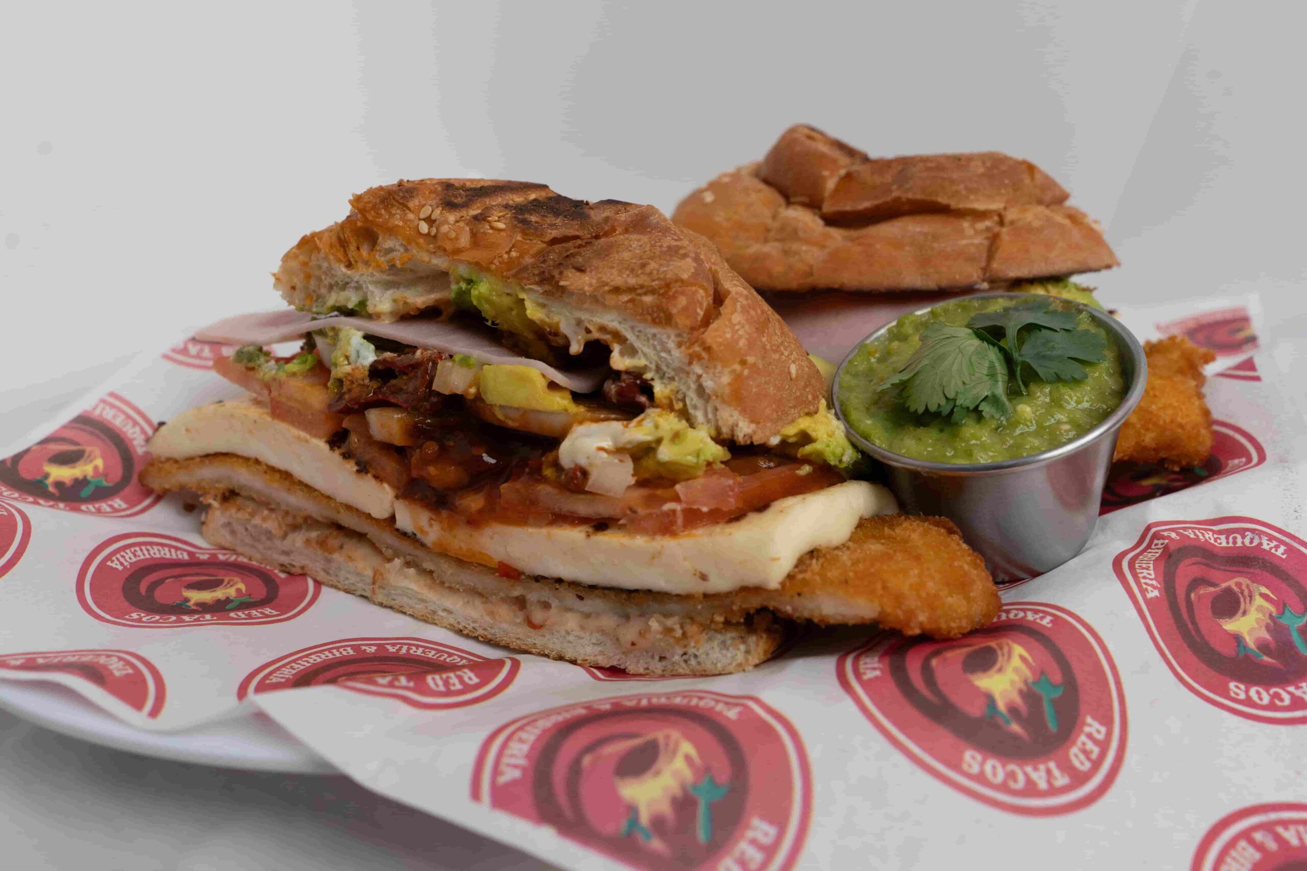 Cemita poblana at Red Tacos